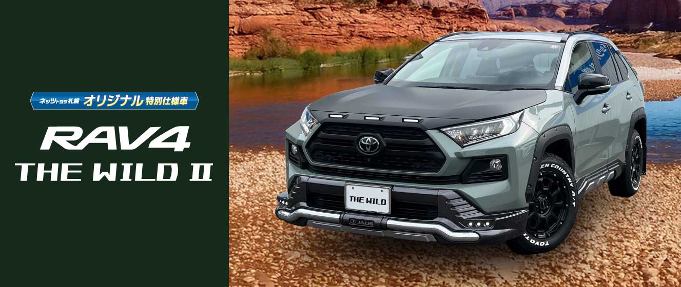 ネッツトヨタ札幌オリジナル特別仕様車 RAV4 THE WILDⅡ