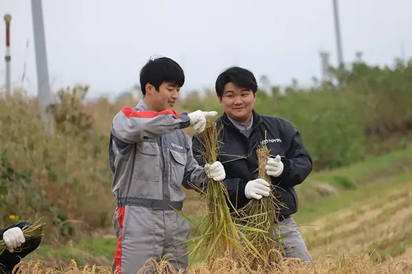 【島田農園「米米club」稲刈り】