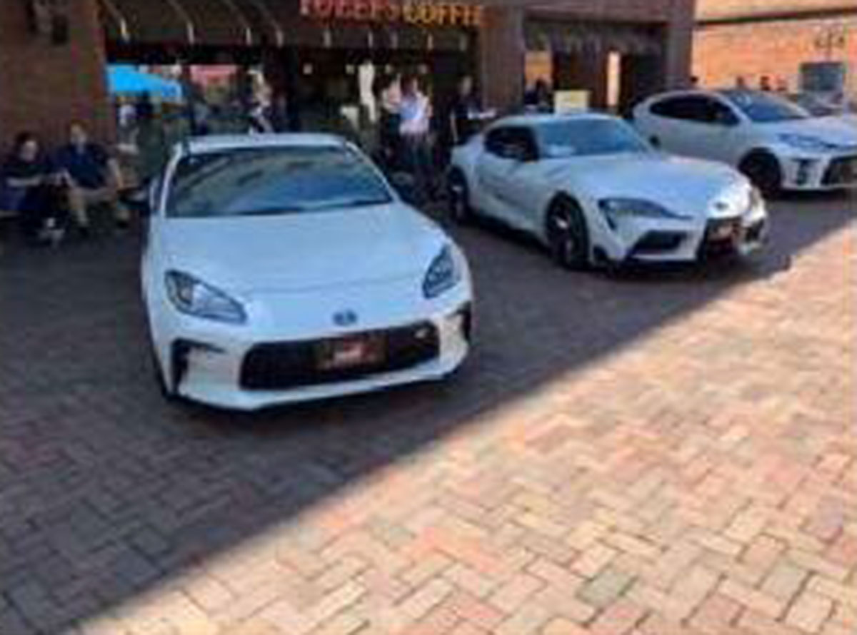 グランツーリスモ 登場車両展示の様子