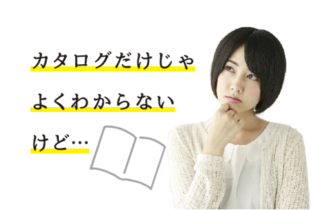 カタログだけじゃよくわからないけど…