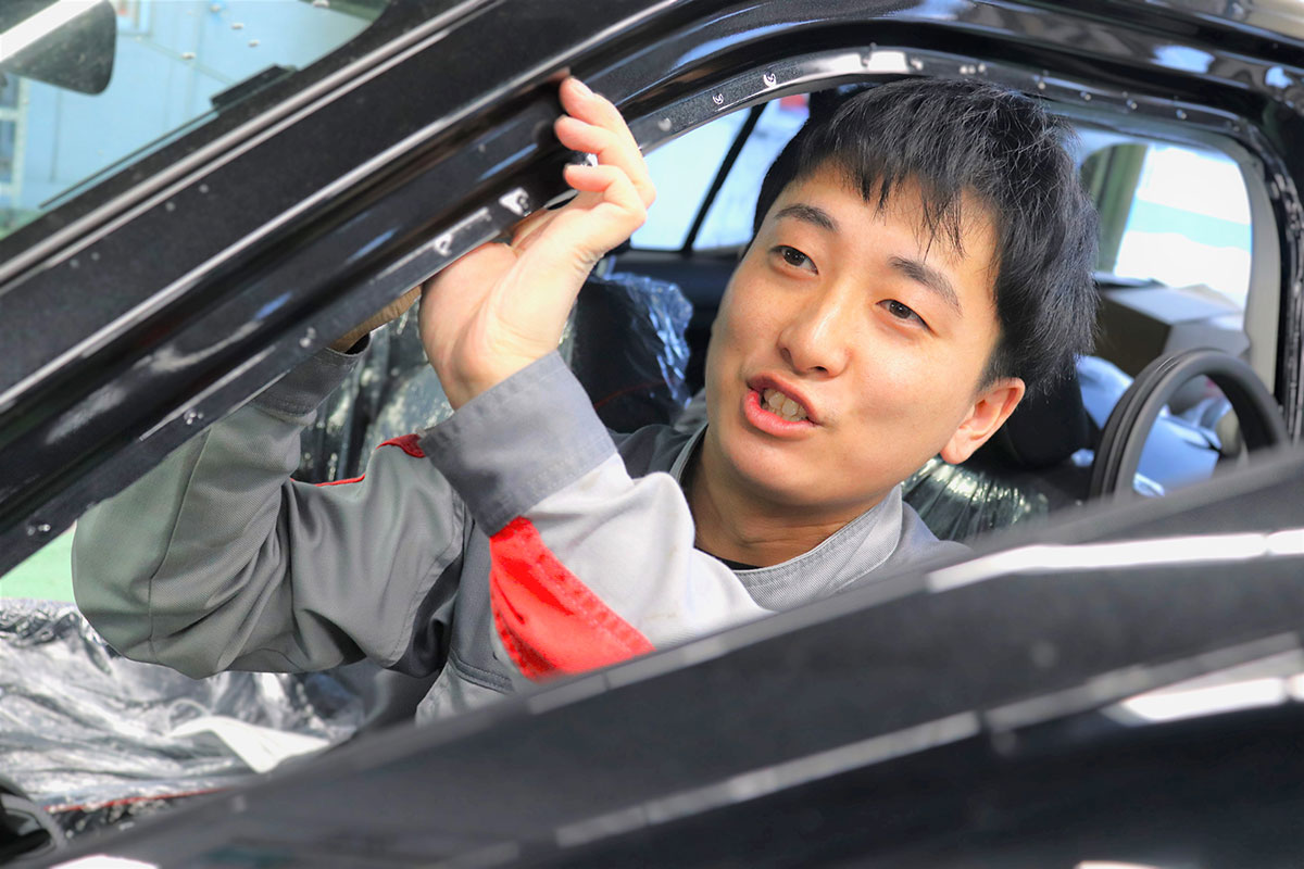 合田 大夢さんの仕事風景2