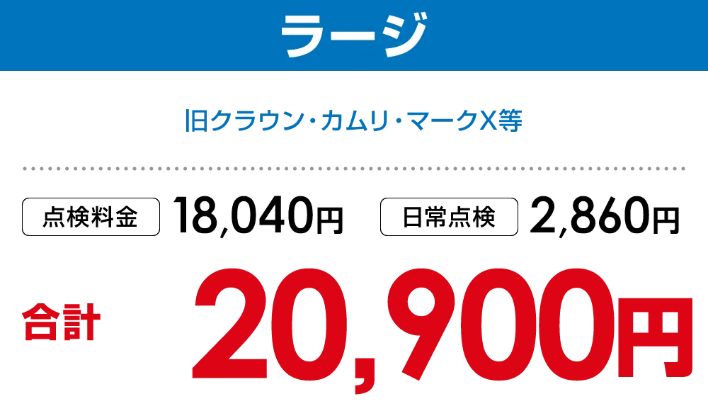 ラージ　20,900円