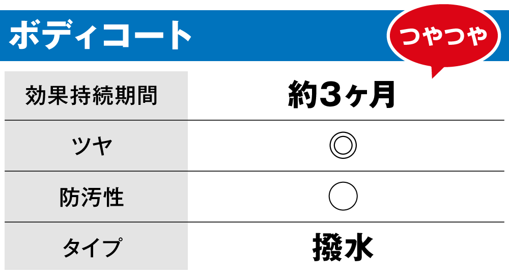 ボディコート【つやつや】