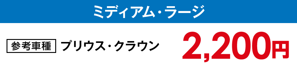 【あわコート洗車】ミディアム・ラージ【2,200円】