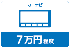 カーナビ7万円程度